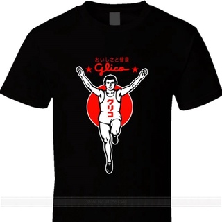 Glico Runner เสื้อยืดผ้าฝ้าย 100% พิมพ์ลายอาหาร ขนมขบเคี้ยว สไตล์ญี่ปุ่น คุณภาพสูง สําหรับผู้ชายสามารถปรับแต่งได้