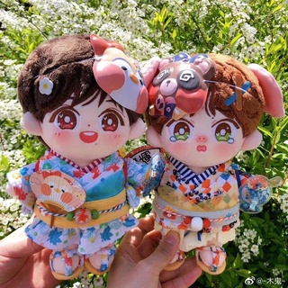 พร้อมส่ง ตุ๊กตาป๋อบิจ้านบิ 20cm ใหม่+ของแถมครบ ตุ๊กตาป๋อจ้าน ตุ๊กตาอี้ป๋อ ตุ๊กตาเซียวจ้าน