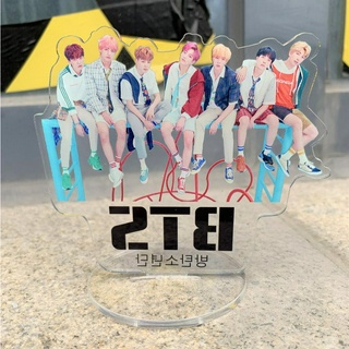 บีทีเอส BTS BT21 Figure Standee Plates Display Group Acrylic Stand Model