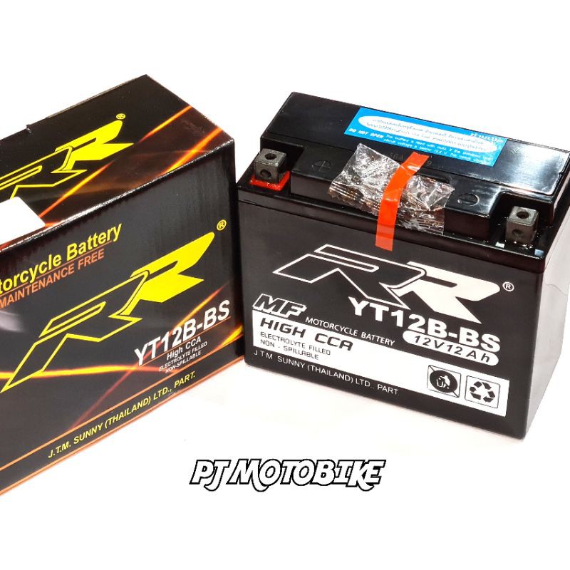 แบตเตอรี่แห้ง (RR) YT-12B-BS (DUCATI)