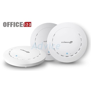 Access Point EDIMAX Pro (OFFICE 1-2-3) Wireless AC1300 Dual Band Gigabit Lifetime Forever ประกัน LT.