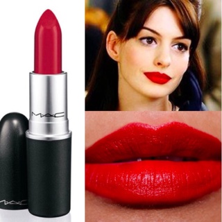 Beauty-Siam แท้ทั้งร้าน !! แบ่งขายลิปสติก MAC LIPSTICK สี RUSSIAN RED แบ่งขายใส่กระปุก แถมแปรงทาลิปฟรี แท้100%