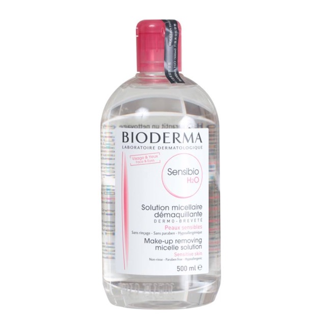 Bioderma Sensibio H2O Solution Micellaire (สีชมพู) 500ml