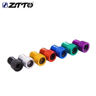 Ztto อะแดปเตอร์วาล์วยางในรถจักรยาน MTB Presta To Schrader Bomba Bicicleta 4 ชิ้น