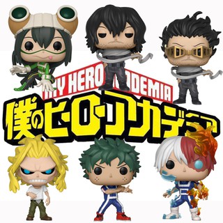 Funko Pop! 《My Hero Academia》 Deku All Might Shota Aizawa Tsuyu Vinyl Action Figure Toys model Dolls