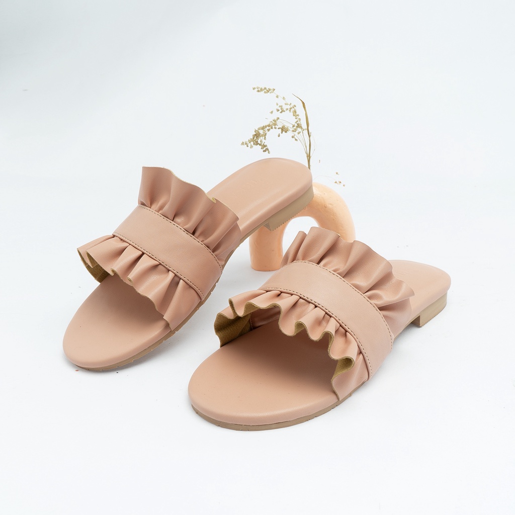 Pikka - CIEL PEACH - WOMEN& 39;S FLAT SANDALS