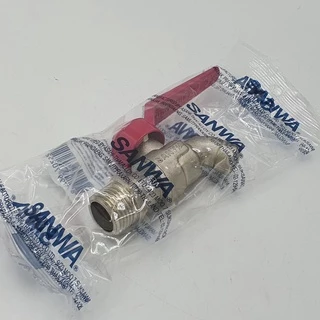 SANWA ก๊อกน้ำซันวา ก๊อกบอลแฟนซี คละสี ทำจากทองเหลืองคุณภาพสูง ของแท้100% รับประกันคุณภาพ