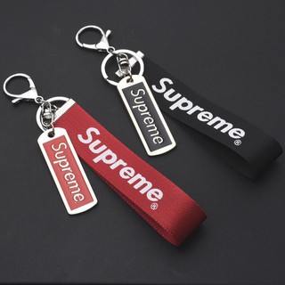 Supreme พวงกุญแจจี้โลหะสำหรับโทรศัพท์มือถือ