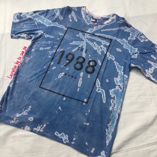 เสื้อมัดย้อม 💙สกรีนลาย 1988