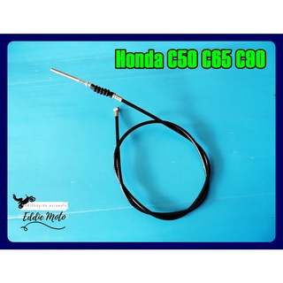 HONDA C50 C65 C90 FRONT BRAKE CABLE (117 cm) "GRADE A" // สายเบรคหน้า (สีดำ) Honda C50 C65 C90 (ยาว 117 ซม.)