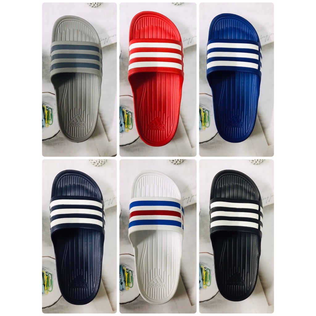 รองเท้าแตะ Adidas Duramo Slide ทุกสีทุกไซส์ 💥มีเก็บปลายทาง ขายดีมาก💥 รองเท้าแตะถูกที่สุด รองเท้าแตะอาดิดาส adidas
