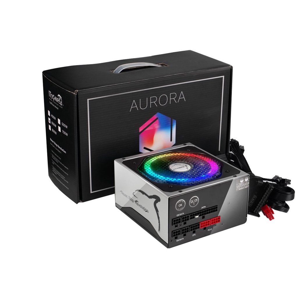 Power Supply (80+ Bronze) 600W ITSONAS AURORA ARGB