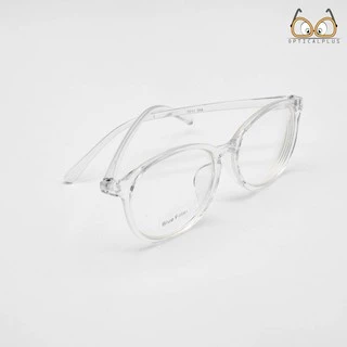 Optical Plus แว่นสายตาสั้น Glasses เลนส์กรองแสงสีฟ้า Blue Filter น้ำหนักเบา แถมถุงผ้า7011