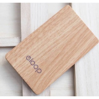 SALEup Eloop Power Bank 11000mAh แบตเตอรี่สำรอง (สีน้ำตาลลายไม้)