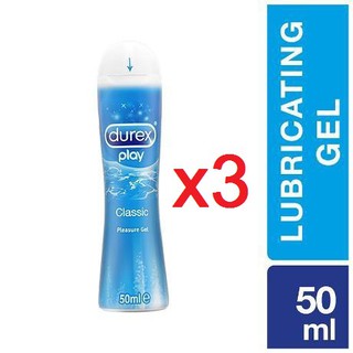 เจลหล่อลื่น Durex Play Classic Intimate 50 ml.  ดูเร็กซ์ เพลย์ คลาสสิ 3 ชิ้น