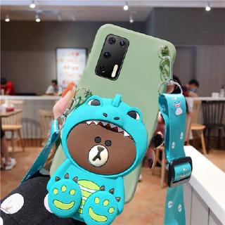 Huawei Y7A Y7P Y6P Y5P Y8P Y6S Y9S YMAX เคสโทรศัพท์ Y9 prime Y7 Pro 2018 2019 GR5 2017 P9 plus Honor play 10 Cartoon Dinosaur TPU Covers soft case เกราะป้องกัน