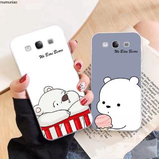 เคสโทรศัพท์ซิลิโคนพิมพ์ลายหมีแบบนิ่ม samsung s 3 s 4 s 5 s 6 s 7 s 8 s 9 s 10 s 10 e edge j 4 j 6 j8 plus