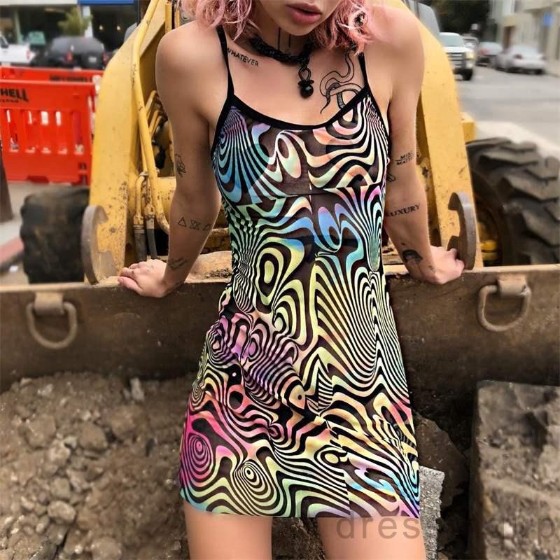 2020 dress 2018 ชุดเดรสสั้นแขนกุดแบบเข้ารูปเซ็กซี่สำหรับผู้หญิง