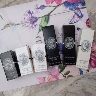 DIPTYQUE  EDP EDT Do Son / Eau de Minthe / Eau Rose / Tam Dao Vial 2 - 10 ml. Sample Tester Gift น้ำหอมขนาดทดลอง ป้ายไทย