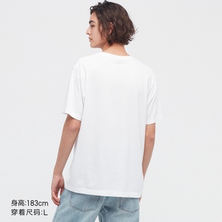 เสื้อยืดที่คุณต้องการใหม่ Uniqlo เสื้อยืดแขนสั้น พิมพ์ลาย Mickey STANDS สําหรับผู้ชาย ผู้หญิงขนาดเต็มS-5