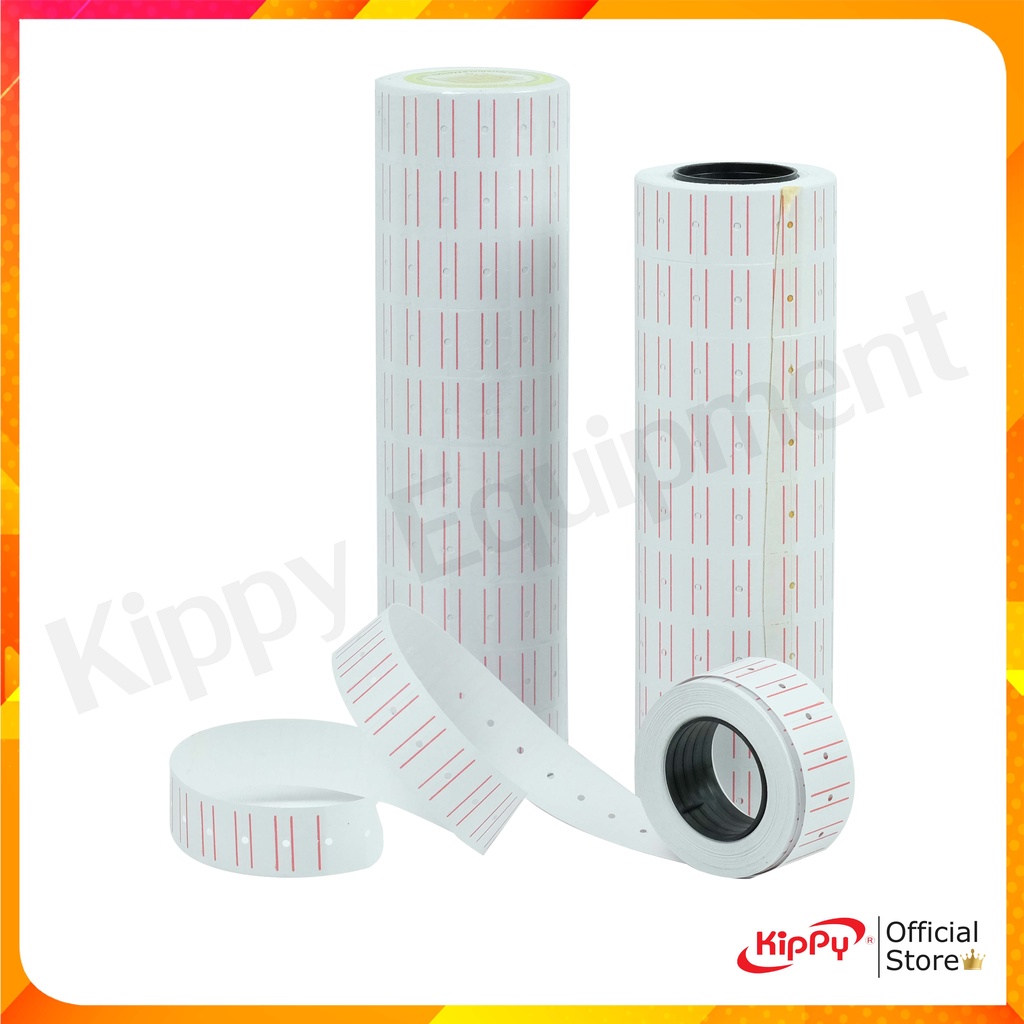 (แพ็ค10ม้วน )สติ๊กเกอร์ราคา (700 ดวง/ม้วน) ป้ายราคาสินค้า ป้ายบอกราคา ที่ติดราคา ร้าน คิปปี้ KIPPY