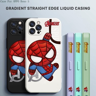 OPPO Reno 5 2 2F Pro 4G 5G ออปโป้ สำหรับ Case Spider Man เคส เคสโทรศัพท์ เคสมือถือ