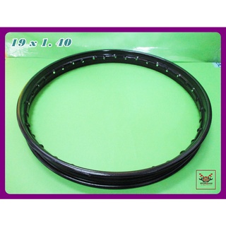 WHEEL RIM size 19x1.40 "STEEL BLACK" // วงล้อเหล็ก สีดำ ขอบ19 สินค้าคุณภาพดี