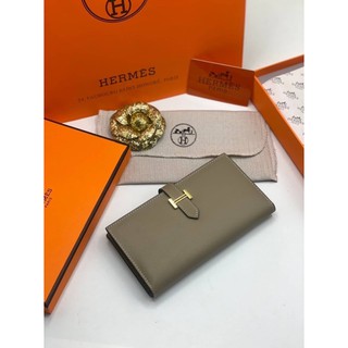 Hermes wallet (เย็บเครื่อง) Size 17cm