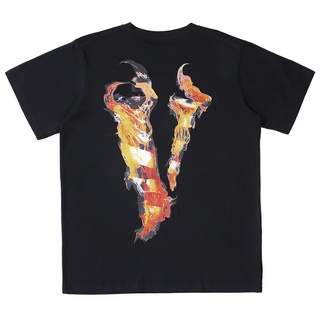 เสื้อยืดNew vlone Men Women Casual Cotton Round neck Short-Sleeved t-Shirt