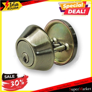 🔥สินค้าขายดี!! DEABOLT 1 ด้าน SOLEX 5900 สีทองเหลืองรมดำ กุญแจ Deadbolt SOLEX 5900 AB SINGLE DEABOLT