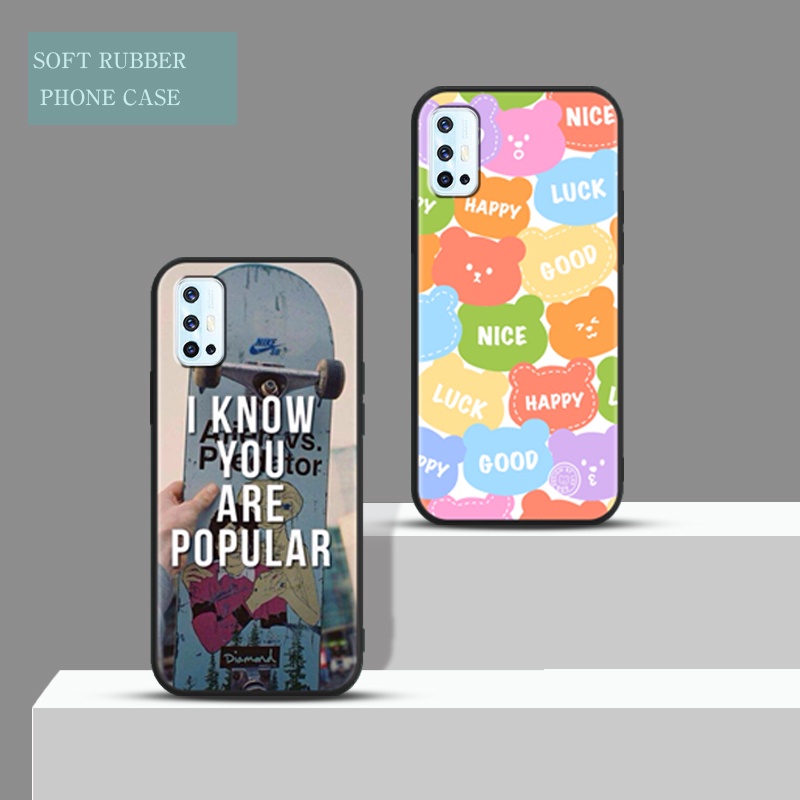 Softcase VIVO 1919 V17 Anticrack เคส TPU คุณภาพสูง ป้องกันเต็มรูปแบบ ซิลิโคนยาง สีดํา เคส - รูปที่ 3