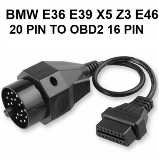 สายสัญญาณแปลง Connector Cable OBD  BMW 20 Pin TO  OBD 2  16 Pin คุณภาพสูง