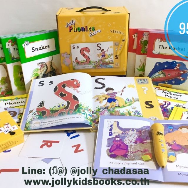 มีของแถม Jolly Phonics Extra Talking Pen set เหมาะสำหรับ3ขวบ+ แถม