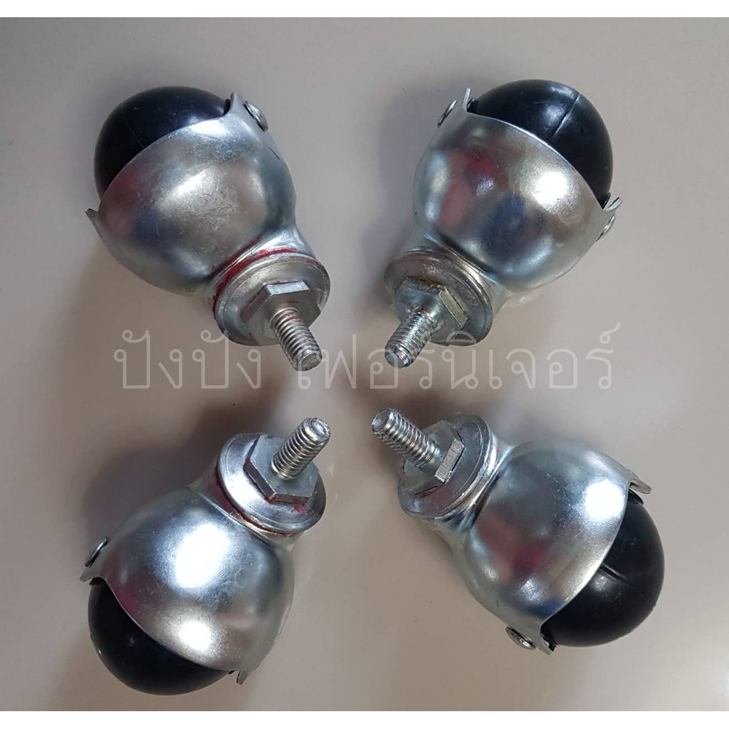 ล้อราวตากผ้า ล้อบอลขนาด2นิ้ว ล้อเฟอร์นิเจอร์แบบเกลียว ล้อรถเข็น ล้อเหล็ก