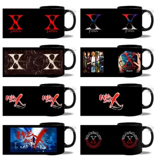 แก้วกาแฟ วง X Japan สกรีนรูปรอบแก้ว ภาพคมชัดสวยงาม ของใหม่ มือหนึ่ง ใช้เป็น ของขวัญ ปีใหม่