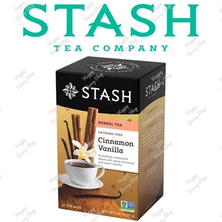 ชาสมุนไพรไม่มีคาเฟอีน STASH Cinnamon Vanilla ชาอบเชยวานิลลา 1 กล่อง 18 ซอง🍵 ชาอเมริการสแปลกใหม่✈