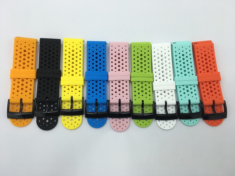 สายนาฬิกาข้อมือซิลิโคน ระบายอากาศ สําหรับ Suunto 7