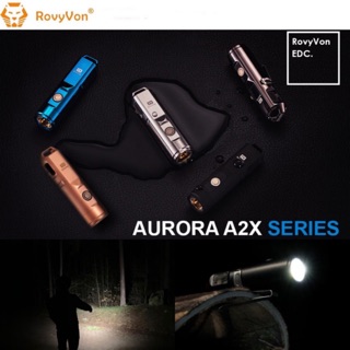 RovyVon Aurora A2x Stainless Steel EDC Keychain Flashlight