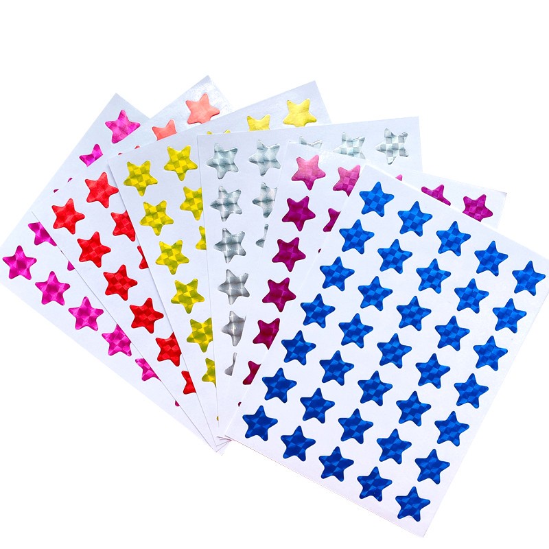 350 ชิ้น/แพ็ค Shining Mini Star สติกเกอร์กระดาษ Scrapbooking สติกเกอร์ตกแต่งเด็กอนุบาลรางวัลตกแต่งเล็บ