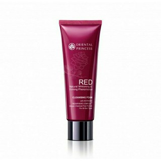 Oriental Princess RED Natural Whitening &amp; Firming Phenomenon Cleansing Foam โฟมล้างหน้าลดริ้วรอย