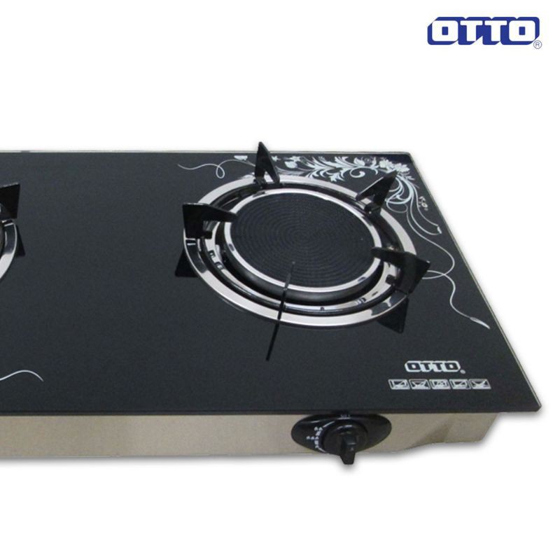 OTTO เตาแก๊สหัวคู่หน้าคริสตัล รุ่น GS-893  ประกัน 1 ปี มีพร้อมส่ง ราคา ถูกที่สุด ดีลบีเคเค แกลเลอรีภาพที่ 6