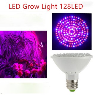 ไฟLED ไฟ Spotlight LED ไฟ Grow Light 7W 128LED E27 ไฟปลุกต้นไม้ ไฟช่วยต้นไม้ตัวเร็ว