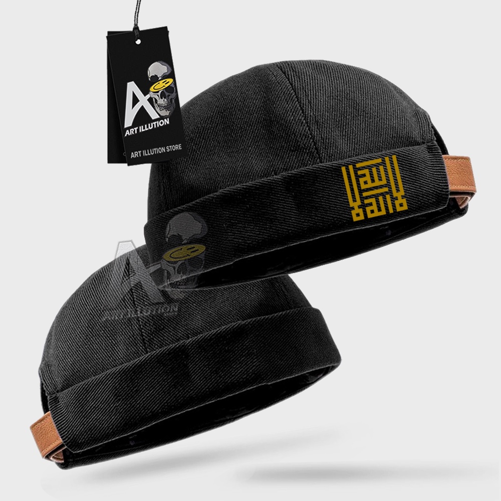 Miki HAT HAT/Calligraphy Cap HAT Tawhid LAA ILIAHA ILLALLAH ล่าสุด MUSLIM โลโก้รุ่น MIKI HAT PREMIUM
