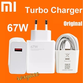 แท้ ที่ชาร์จเทอร์โบ USB TYPE C 67w 67watt สําหรับ XIAOMI