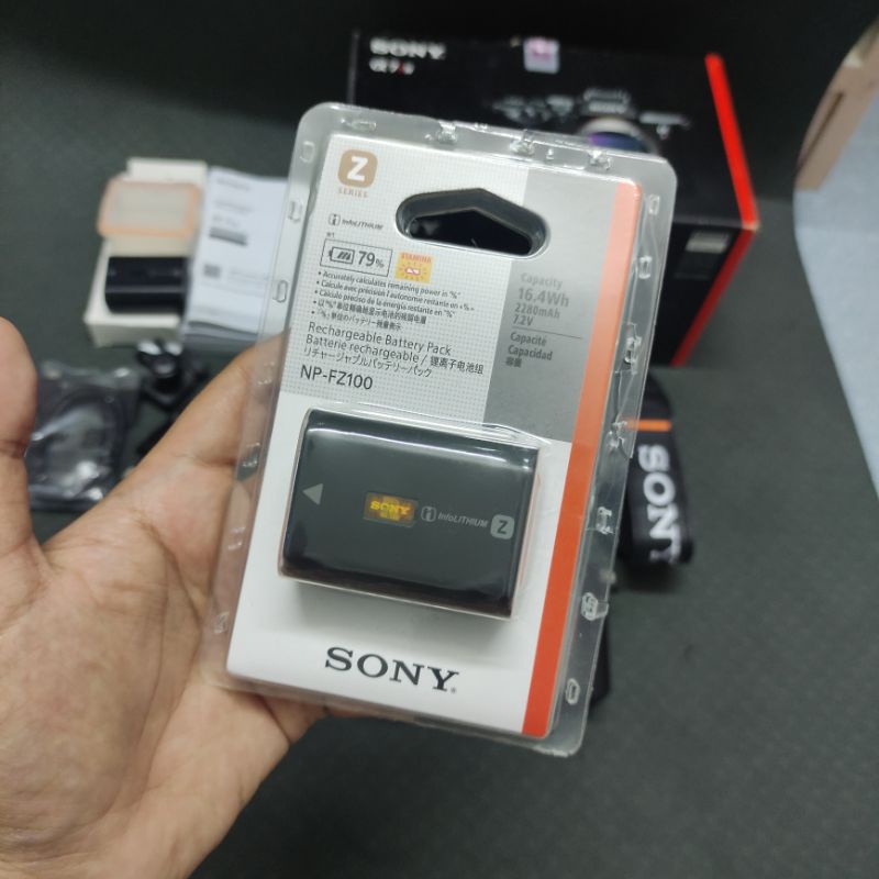 ส่งต่อ สภาพดีมาก แบตเตอรี่แท้กล้อง Sony NP-FZ100