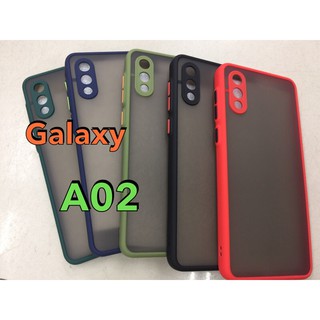 พร้อมส่ง👉👉👉 เคสขอบนิ่มหลังแข็งขุ่น คลุมกล้อง For samsung Galaxy A02