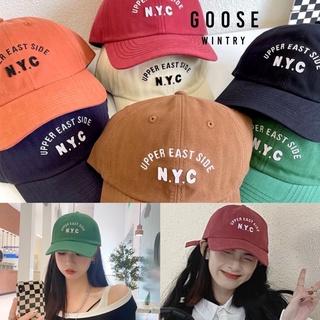 พร้อมส่ง! หมวกแก๊ปเบสบอลปัก Upper east side NYC (7สี)