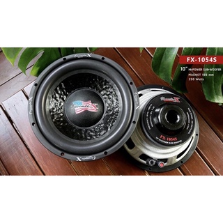 (1คู่) FX-1054S Subwoofer10" Formula-x ซัฟวูฟเฟอร์ 10 นิ้ว วอยซ์เดี่ยว แม่เหล็ก 156 mm350 Watts ซับ