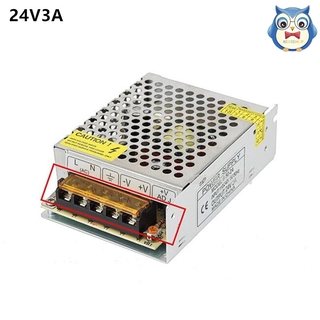 Switching Power Supply สวิตชิ่งเพาเวอร์ซัพพลาย 24V 3A (สีเงิน)