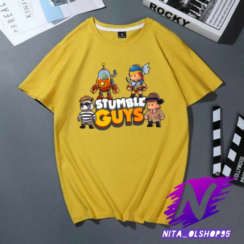 เสื้อยืด Stumble Guys ล่าสุด เสื้อยืดเด็ก Stumble Guys